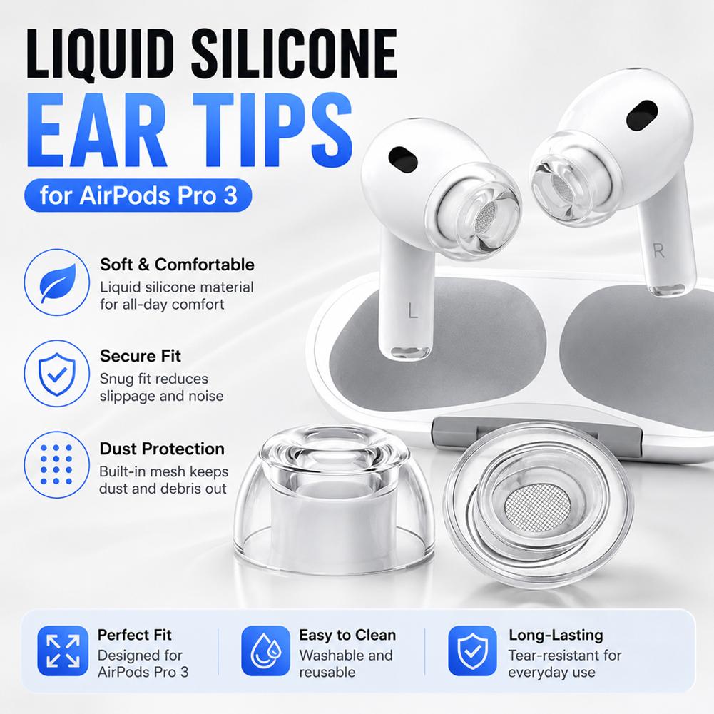 Silicone Eartips For Apple Air - Earphone Foam Tip avis et prix