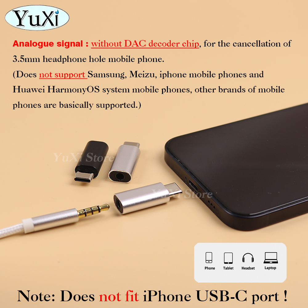 1Pc Type-C to 3.5mm Earphone A - Cable Extension 3.5 avis et prix