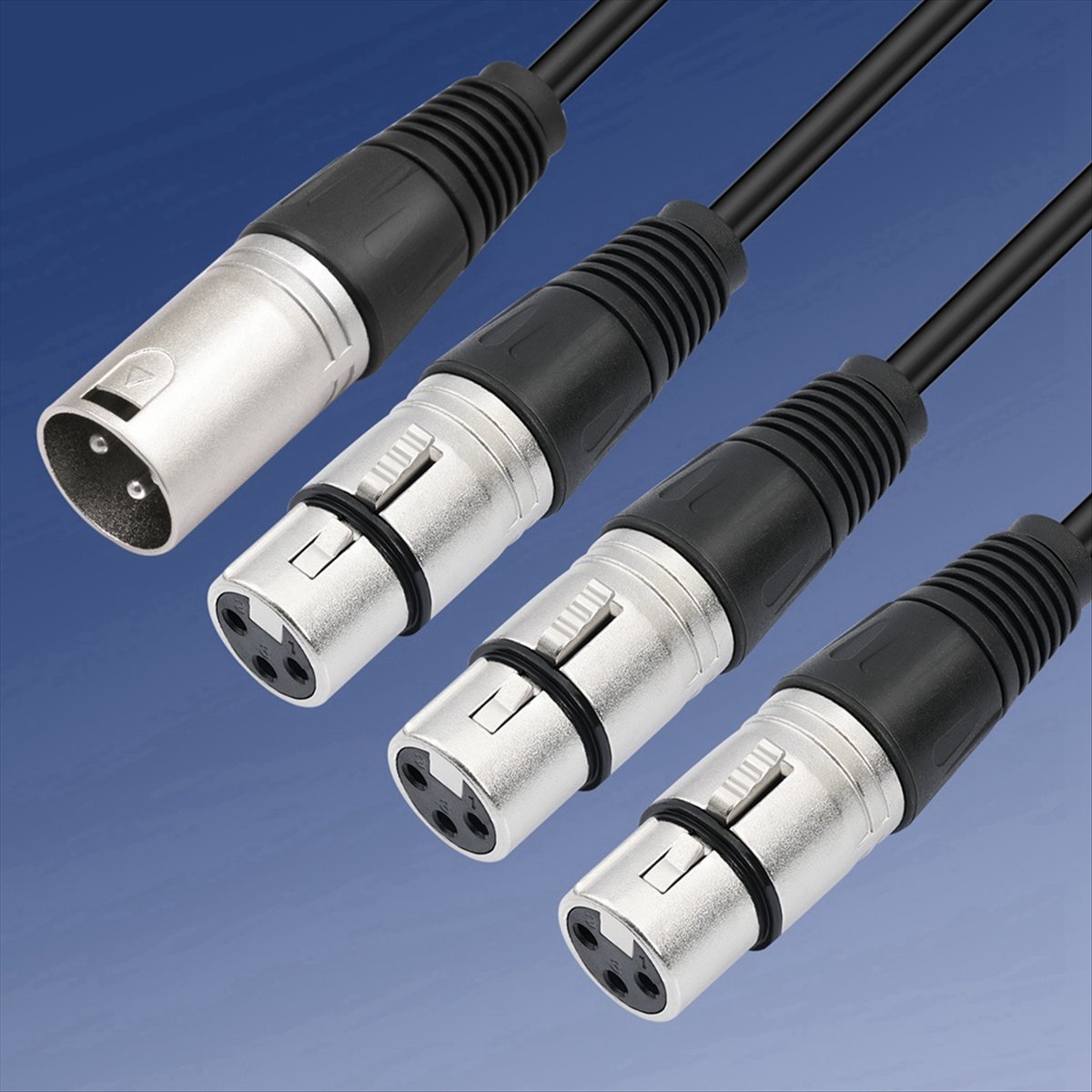 (PQWN) 3Pin XLR Male to 3 Fema - Audio Splitter Y avis et prix