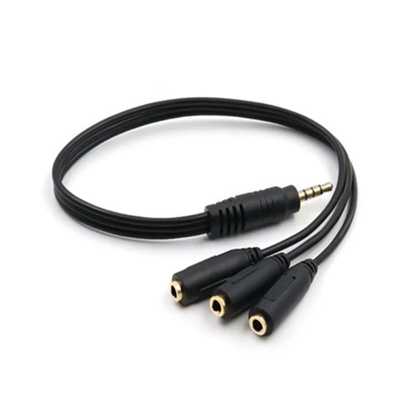 【C】3.5mm 3-Way Port Aux Audio  - Earphone Splitter Jack avis et prix