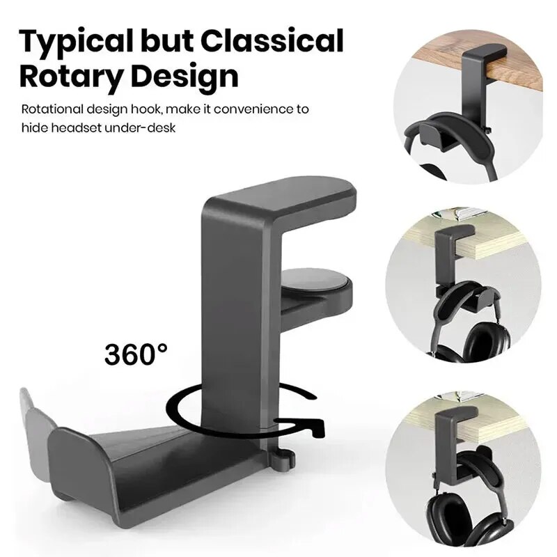 Universal Desktop 360° Rotatin - Headphone Stand Desk avis et prix