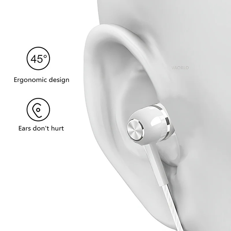 1/2/3/4Pcs 3.5mm Wired Earphon - Wired Earphone Mic avis et prix
