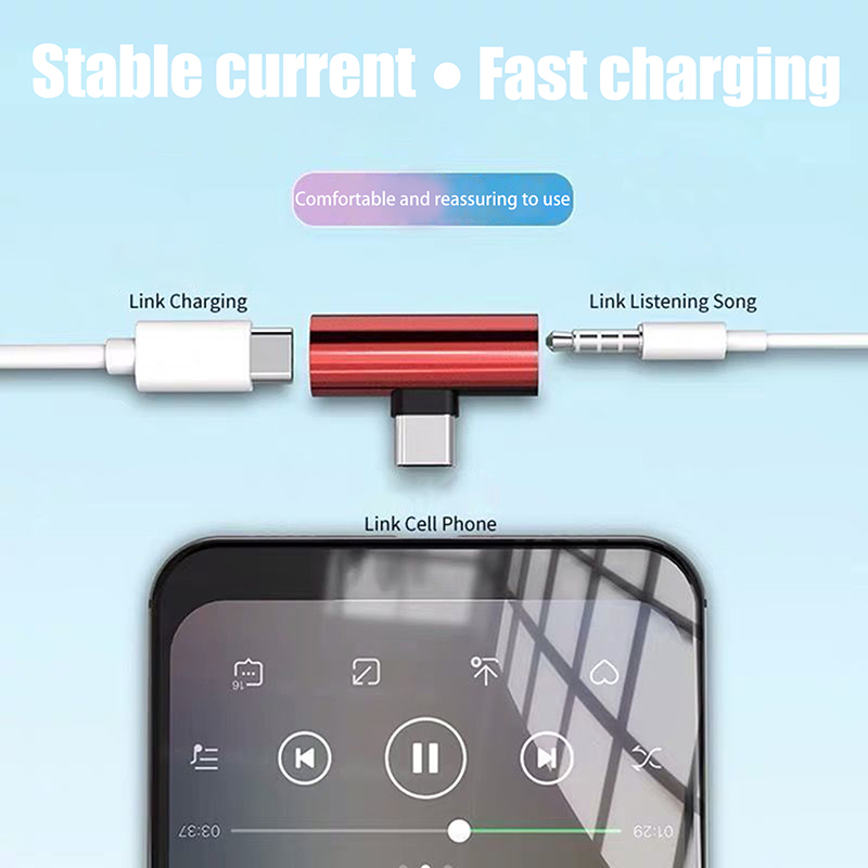 USB Type-C To 3.5 Mm Headphone - Earphone Splitter Jack avis et prix