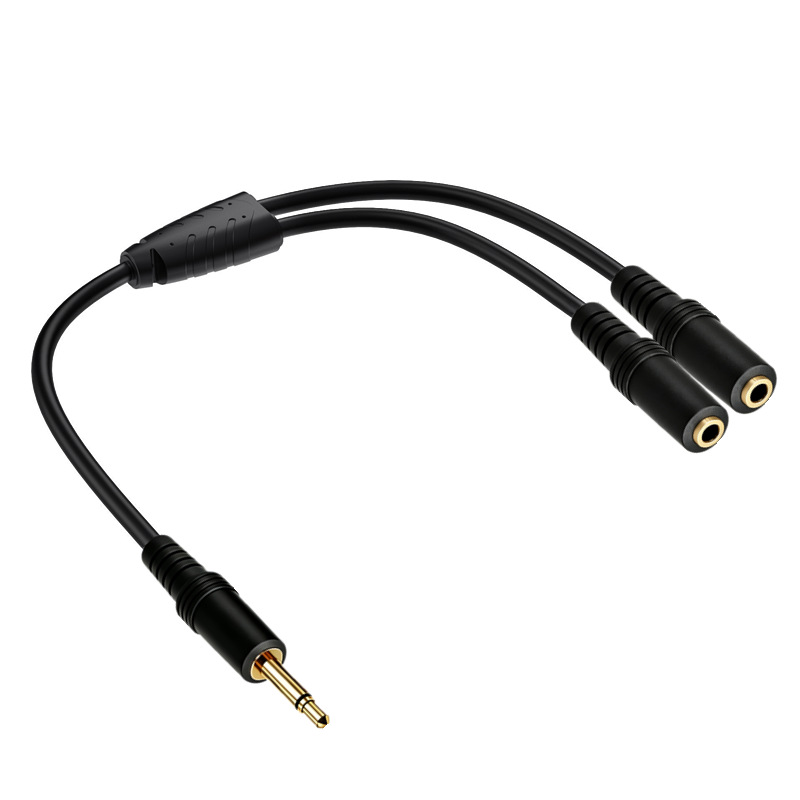 3.5mm TS Mono Male To Dual 3.5 - Earphone Splitter Jack avis et prix