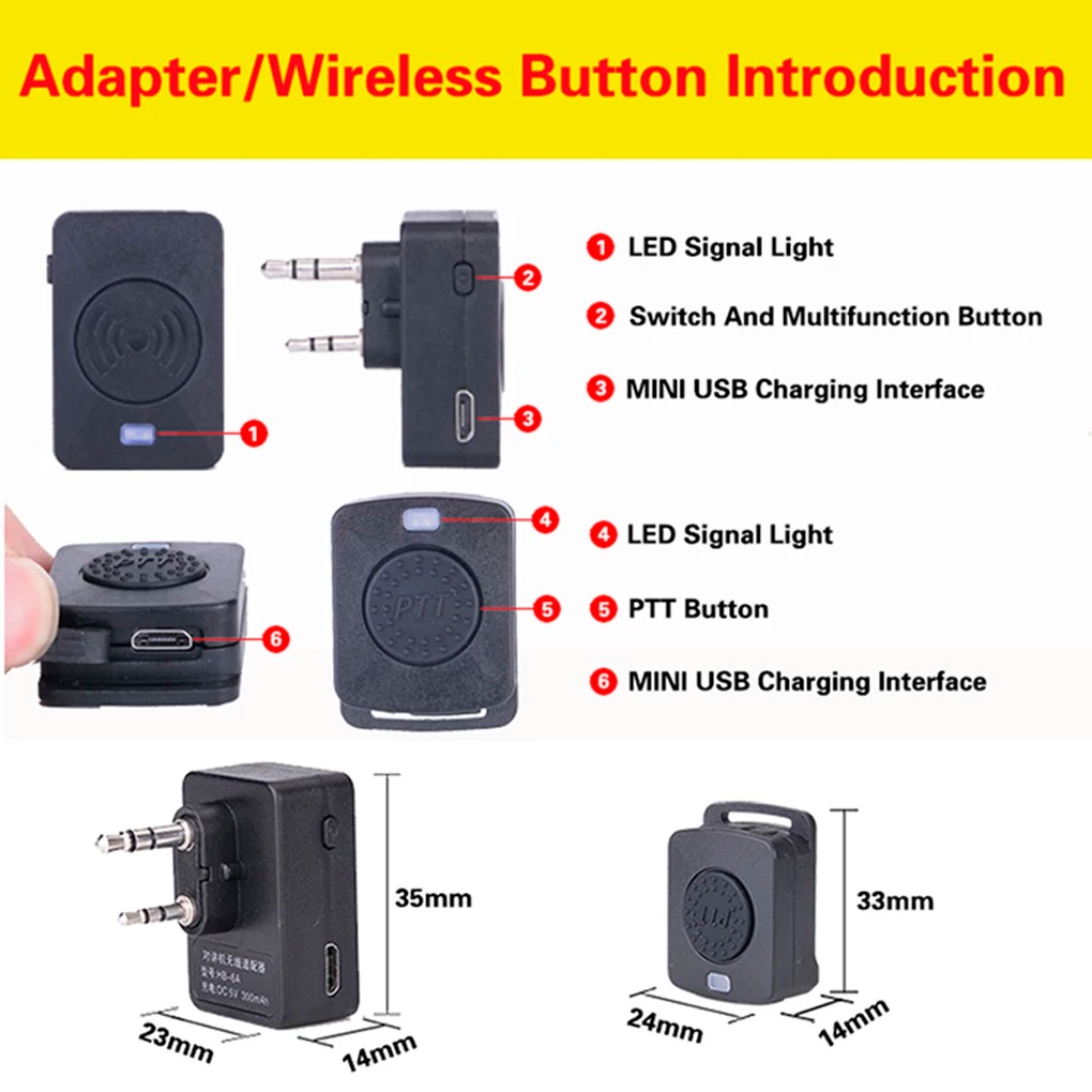 Walkie Talkie Wireless Headset - Bluetooth Headset On Ear avis et prix
