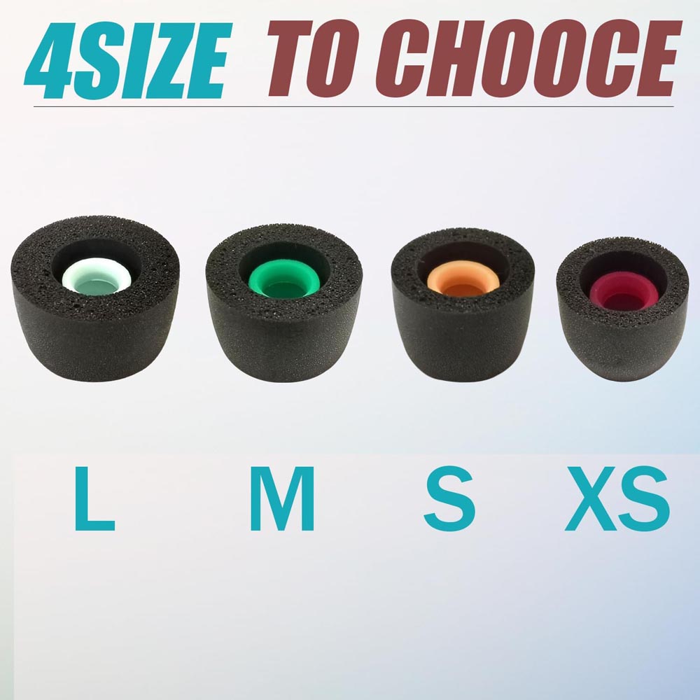6PCS  Memory Foam Ear Tips Cus - Earphone Foam Tip avis et prix