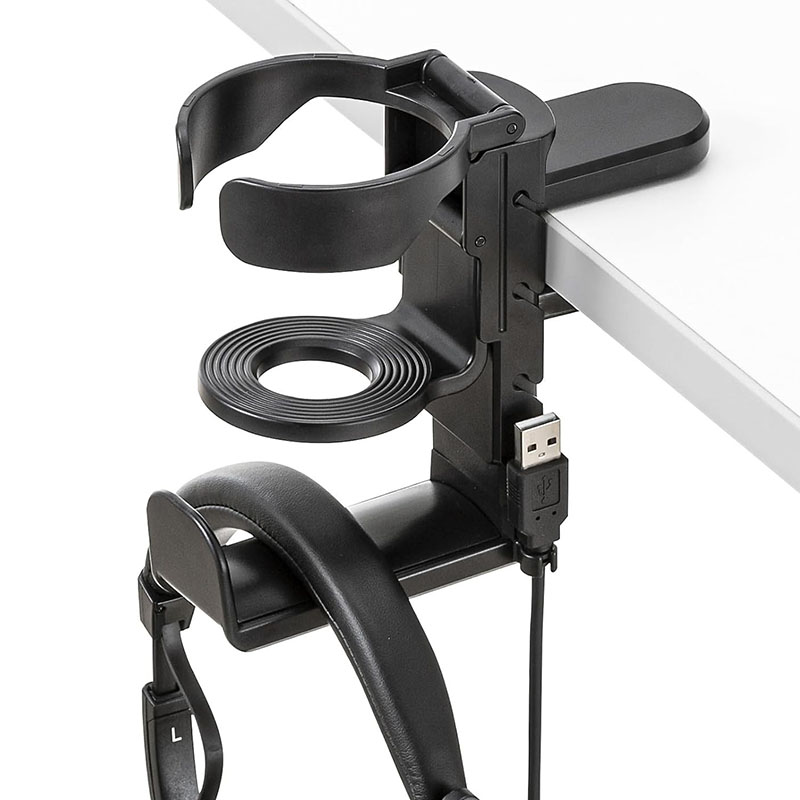Desk Cup Holder with Headphone - Headphone Stand Desk avis et prix